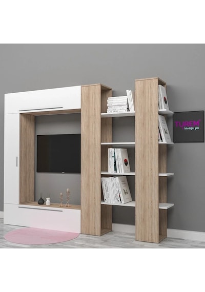 Light Extra Tv Ünitesi Mdf Gri Light Extra Tv Ünitesi Mdf Gri