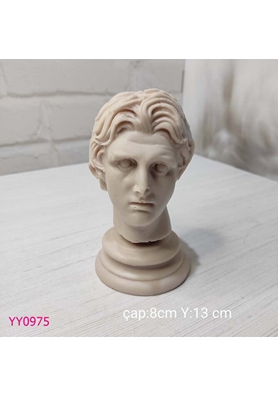 Yy0975 Büyük İskender Büst Silikon Kalıp