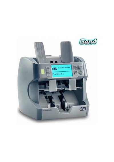 Giesecke+devrient Pronote 1.5f Gen4 Fitness Banknot Sayma Makinesi, 40 Ülke Para Birimi