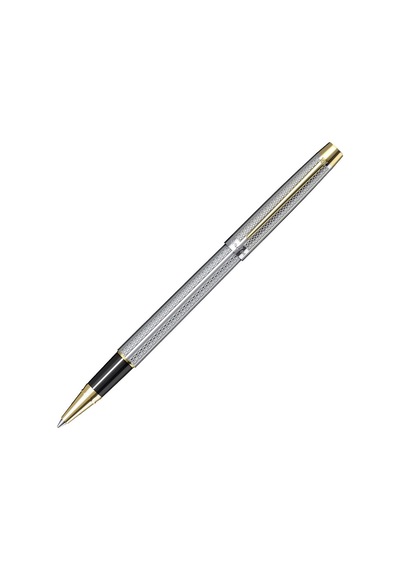 Scrikss 722w Balıksırtı Gold Krom Roller Kalem