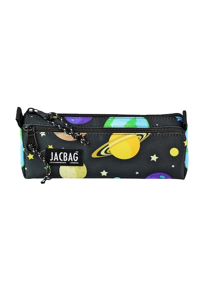 Jacbag Dual Prıme-çift Bölmeli Üçgen Tip Kalem Kutusu Dual Prime-galaksi renkli