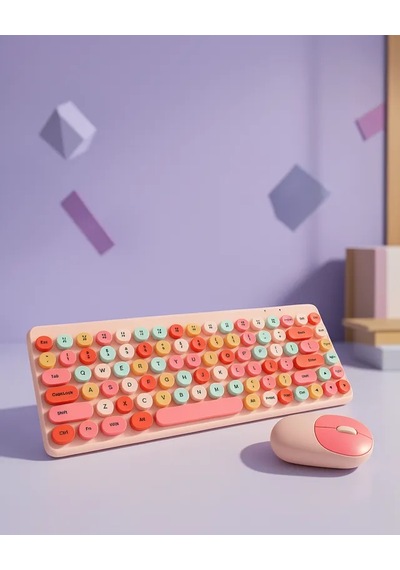 Astraltech Retro Tuşlu Bluetooth Klavye 3 Cihaz Bağlantılı