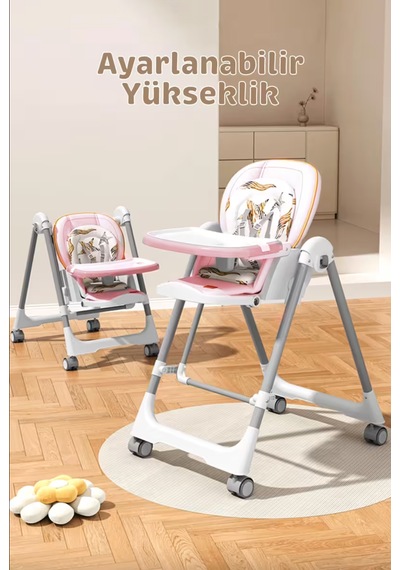 Baby Storch - Mama Sandalyesi - Sallanabilir Tekerlekli Katlanabilir