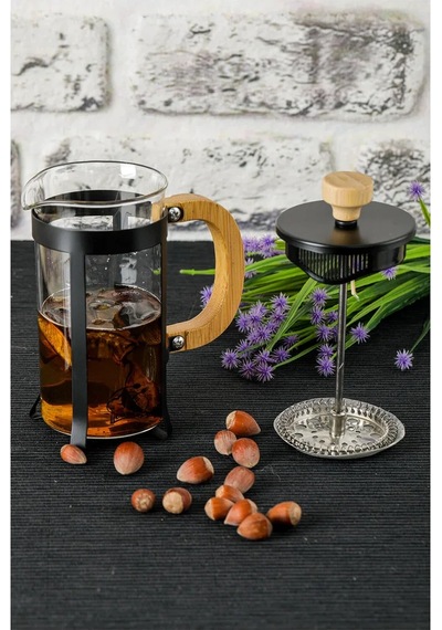 Lüx Cam 350 Ml French Press Siyah Diğer