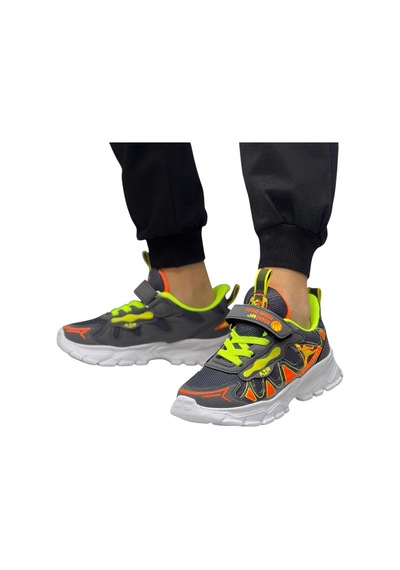 Fıero Mıen Erkek Çocuk Füme Okul Günlük Spor Sneaker Ayakkabı Füme Füme
