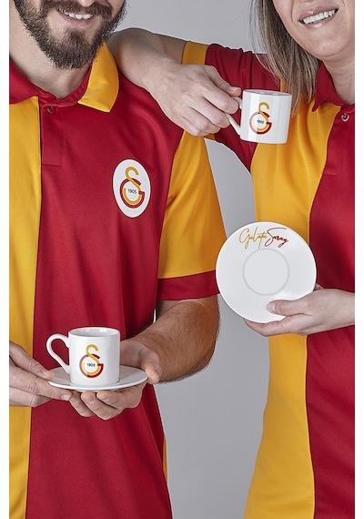 Neva N3476 Galatasaray Lisanslı El Yazılı 2'li Kahve Fincan Takımı