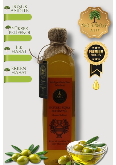 Zeyrazade Olgun Hasat Naturel Sızma Zeytinyağı 1 L