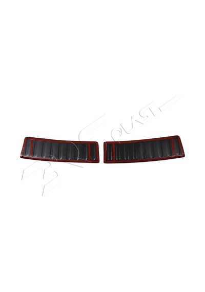 Dacia Sandero Uyumlu 2012-2020 Abs Arka Tampon Üstü Koruma 2 Parça