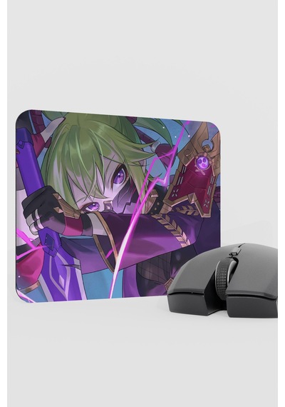 Kuki Shinobu Genshin Impact Anime Oyuncu V4 - 22x18 Gaming Mouse Pad Fare Altlığı