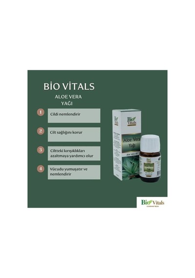 Bio Vitals Yağ 20ml. Aloe Vera Diğer