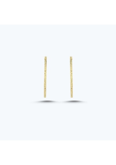 Altınbaş Altın Halka Küpe Akp0246-y-25977-30mm Çok Renkli