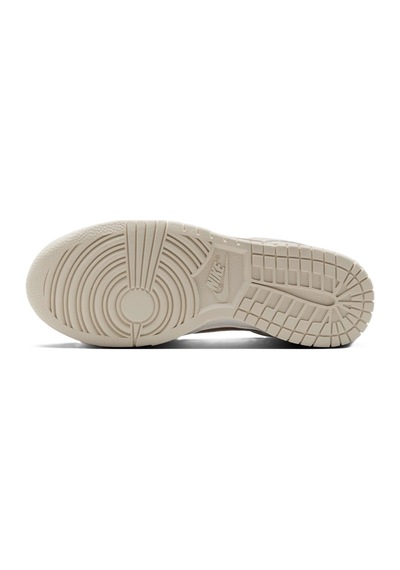 Nike Dunk Low Leather Unisex Sneaker Hakiki Deri Krem Pembe Spor Ayakkabı Krem
