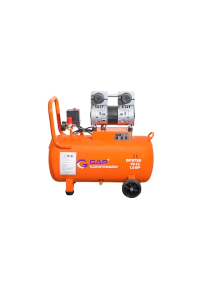 Sessiz Ve Yağsız Hava Kompresörü 50 Lt 1 Hp