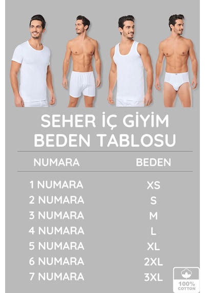 Seher Yıldızı Erkek Ekonomik Renkli Klasik Askılı Atlet 001k - 6 Adet Gri