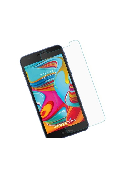 Samsung Uyumlu Galaxy A2 Core (3 Adet) Kırılmaz Ekran Koruyucu Temperli Cam