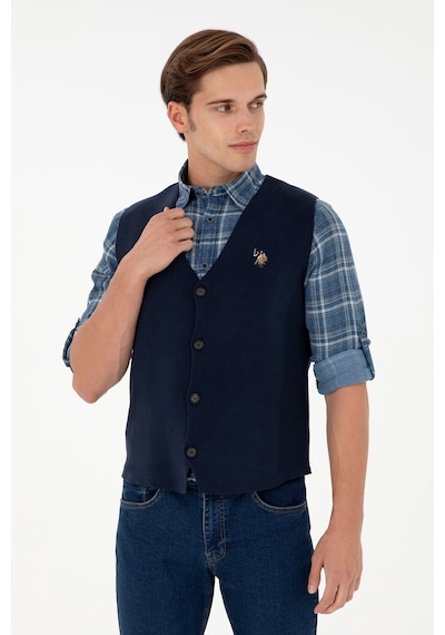 U.s. Polo Assn. Erkek Lacivert Hırka Triko 50292677-vr033 Lacivert