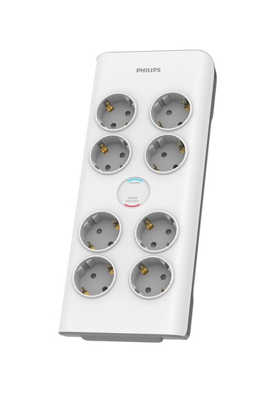 Phılıps Spn7080wa/62, 8 Soket, Akım Korumalı Priz, 900 Joules, 2mt Örgülü Kablo, Beyaz