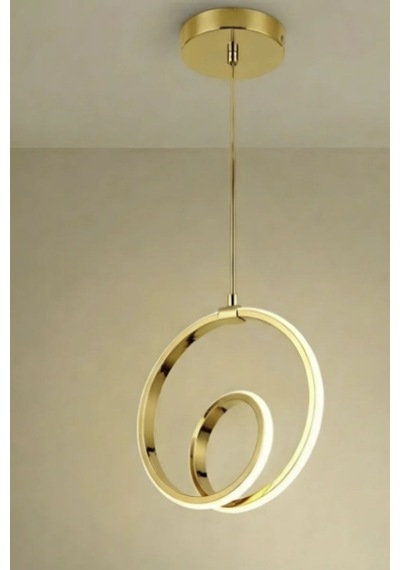 Avelis Sarkıt Led Avize - Oturma Odası, Salon, Mutfak Uyumlu Ledli Avize Gold