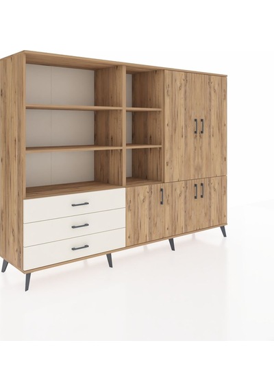 Hyperion Dolap 11 Raflı 3 Çekmeceli 5 Kapaklı 220x44x163 Çam-çam/ Çam-çam/aytaşı Hyperion Dolap 11 Raflı 3 Çekmeceli 5 Kapaklı 220x44x163 Çam-çam/ Çam-çam/aytaşı