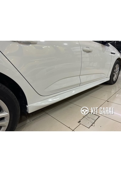 Kit Garaj Renault Megane 4 Yan Marşbiyel Hb Çift Plastik Boyasız