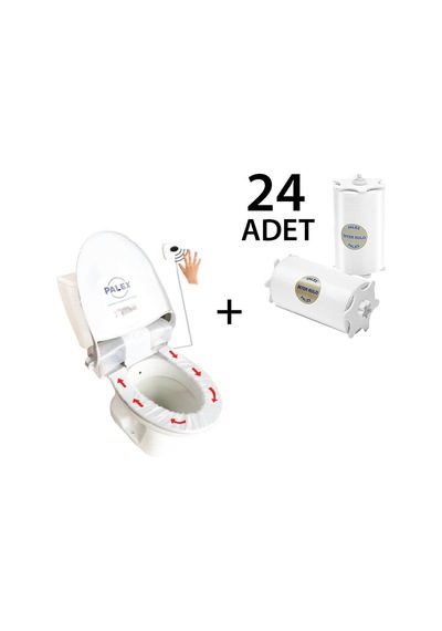 Palex Sensörlü Hijyenik Klozet Kapağı + 24 Adet Yedek Rulo
