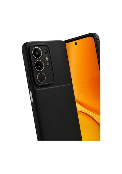 Vivo Y29 4g Uyumlu Auto Focus Karbon Kapak - Siyah