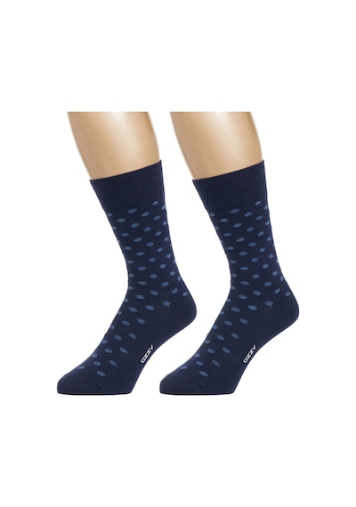 Ozzy Socks 3 Çift Dikişsiz Erkek Penye Pamuklu 4 Mevsim Çorap Dayanıklı Topuk Burun Lacivert