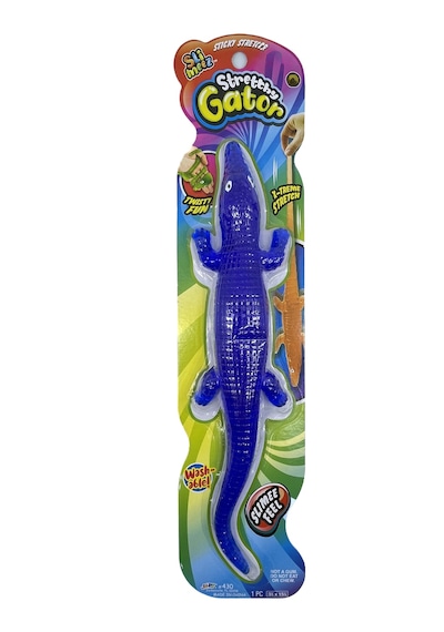 Esnek Dev Sürüngenler 30 Cm - Mavi Timsah