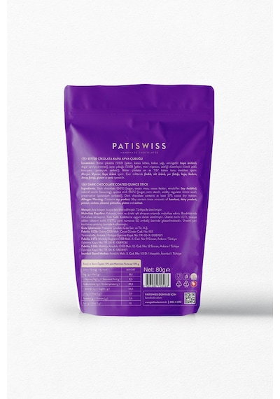 Bitter Çikolatalı Ayva Çubukları, 80g