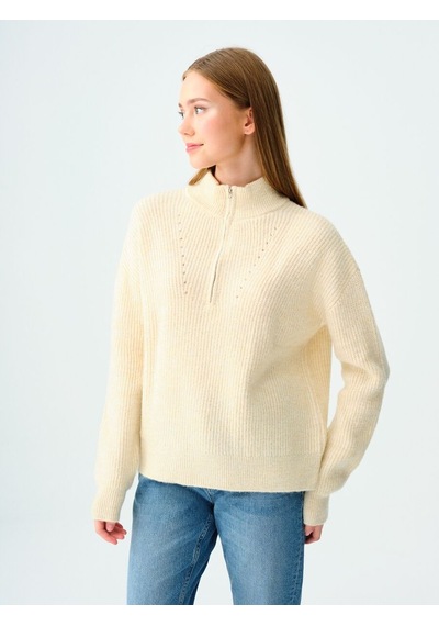 LOFT Loose Fit Kadın Kazak Lf2037872 Q1.v1 Ekru