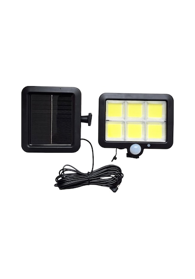 Upway Güneş Enerjili Sensörlü 800 Lm 120 Led Lamba - İç Ve Dış Mekan Solar Aydınlatma Beyaz Işık