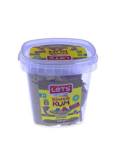 Kinetik Kum 500 Gr. Siyah Plastik Kutu