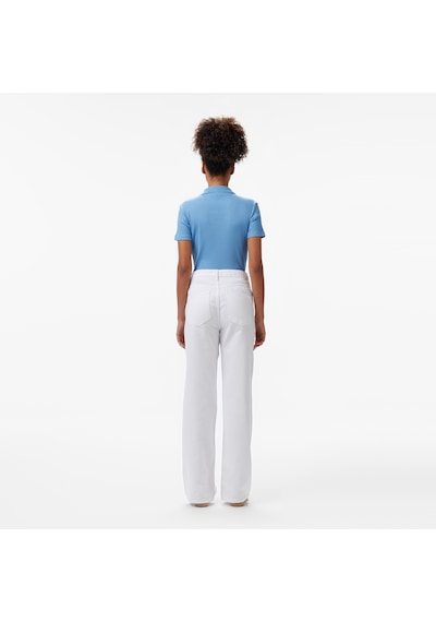 Nautica Kadın Beyaz Straight Fit Pantolon Düz 55p710t Beyaz