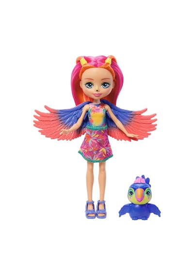 Enchantimals HRX83 Popüler Karakter Bebekler - Trippi Toucan