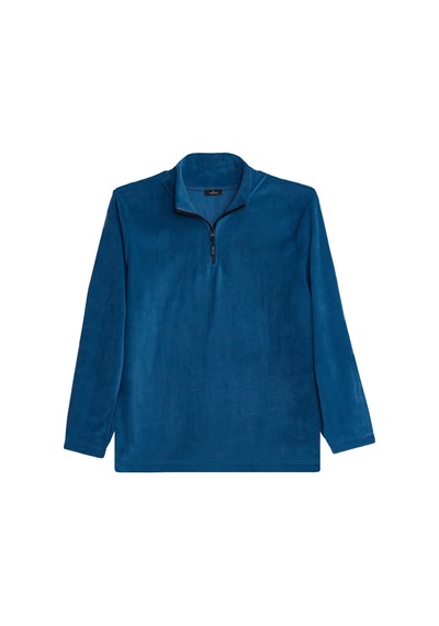 Tudors Unisex 3'lü Paket Haki-ekru-indigo Standart Fit Soğuğa Karşı Dayanıklı Polar Sweatshirt-41771 Çok Renkli