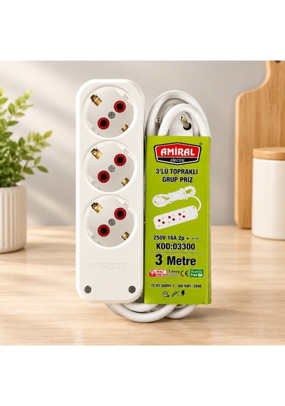 Düz 3 M Priz E Bulurum Yapı Market & Bahçe Elektrik & Aydınlatma Çoklu Priz & Uzatma Kabloları Akım Korumalı Priz & Grup Priz Ürün Çok Renkli Diğer