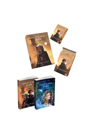 Unutulmuş Kuşlar Göğü İki Kitaplık Set Karton Kitap / K. Küb...