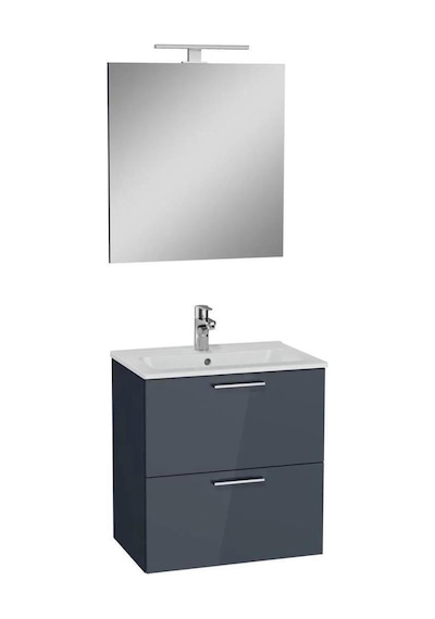 VitrA Mia 75102 Antrasit Banyo Dolabı Set 60 Cm Çok Renkli VitrA Mia 75102 Antrasit Banyo Dolabı Set 60 Cm Çok Renkli