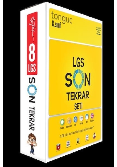 Tonguç Akademi Yayınları 8. Sınıf Lgs Son Tekrar Seti