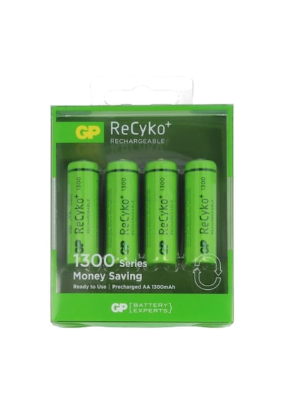 Gp Aa 1300 Mah Şarjlı Kalem Pil 4'Lü Paket Gp130Aahcemtr-4Lü