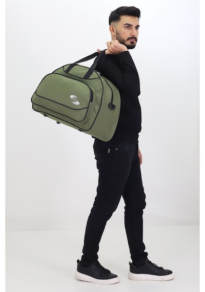 Probag Haki Spor Ve Seyahat Çantası Ayakkabı Bölmeli, Su Geçirmez, Omuz Askılı Antrenman Çantası Haki