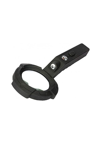 7 Led Aydınlatma.Fener.Pusula.4X Büyütme Okuma Büyüteç Th-600557