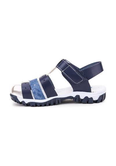Kiko Kids Erkek Çocuk Sandalet Arz 2356 Lacivert - Mavi