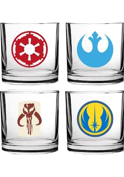 Star Wars Classic Logos Shot Glasses Set Mini Bardak Seti