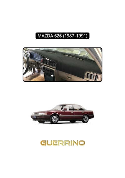 Mazda 626 1987-1991torpido Koruma Halısı Siyah Kenar