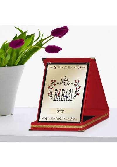 Kişiye Özel Yılın En İyi Babası Kırmızı Plaket Ödülü - 3