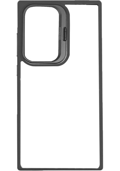 Samsung Galaxy Uyumlu S24 Ultra Caıro Koruma Ve Standlı Kılıf Al4971 Gri