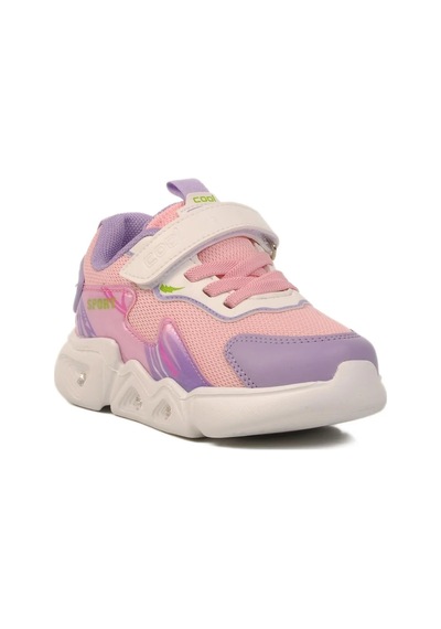 Cool Ruby Işıklı Ortopedik Ruby Kız Çocuk Spor Ayakkabı Pudra
