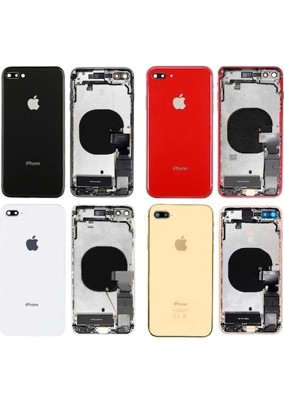 Apple Uyumlu iPhone 8 Plus Full Dolu Kasa Siyah
