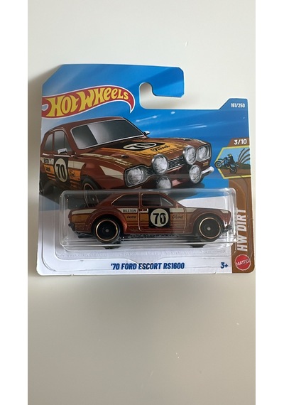 Hot Wheels 70 Ford Escort Rs1600 Kahverengi